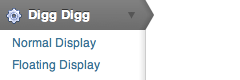Digg Digg Settings